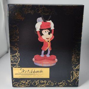 New Disney Store Mickey Mouse The Prince and The Pauper Sketchbook Ornament